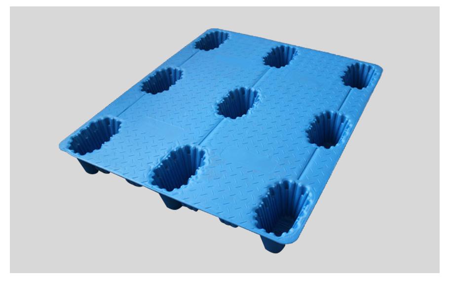 軒盛塑業(yè)1210九腳吹塑托盤(pán)13kg