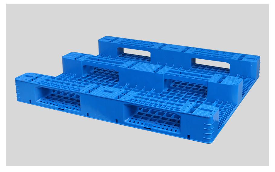 1412網(wǎng)格川字塑料托盤(pán)背面