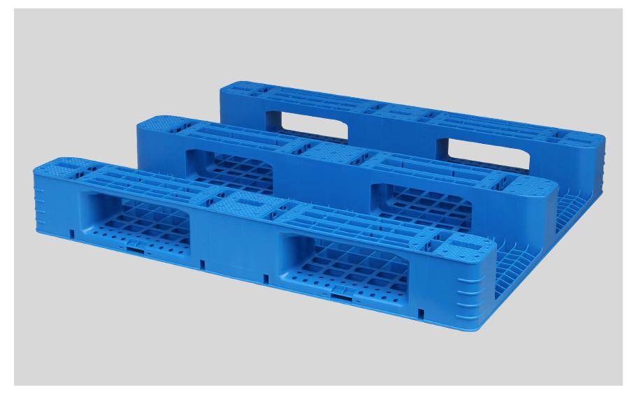 1210網格川字塑料托盤反面