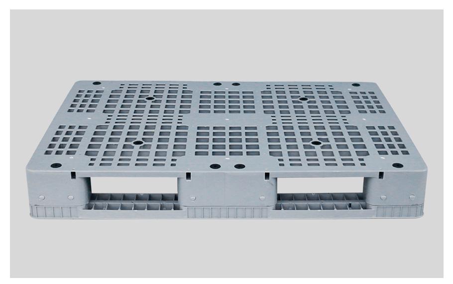 1208網(wǎng)格川字塑料托盤-16cm正面
