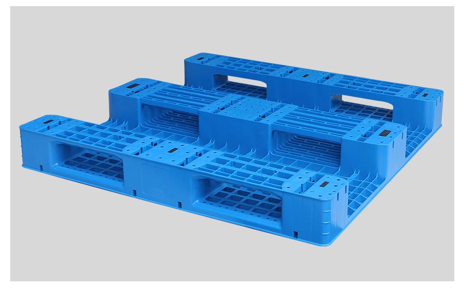 1313網(wǎng)格川字塑料托盤反面