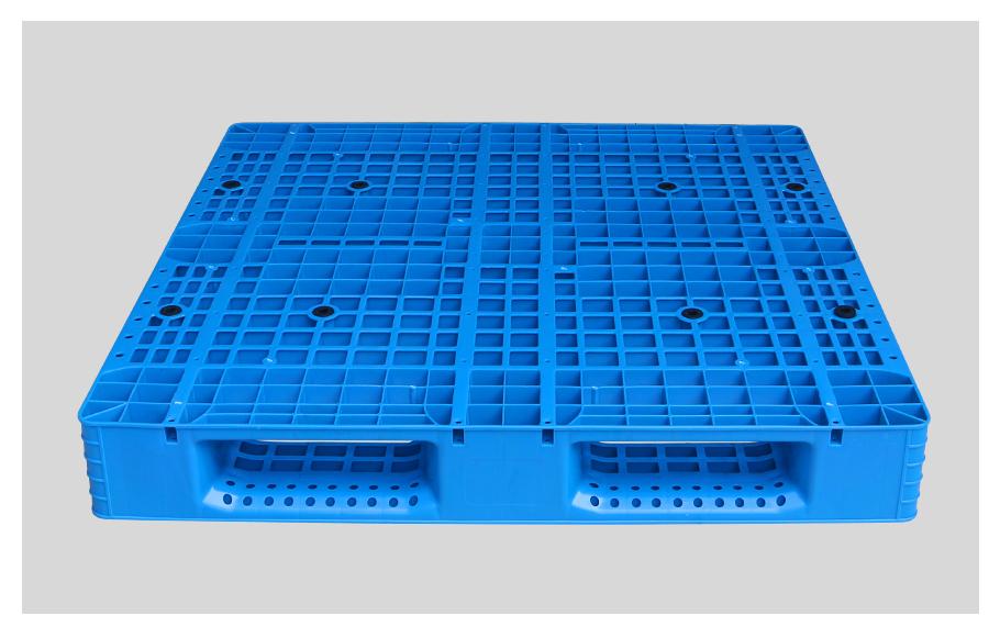 1111網(wǎng)格川字塑料托盤-正面 1111網(wǎng)格川字塑料托盤-正面