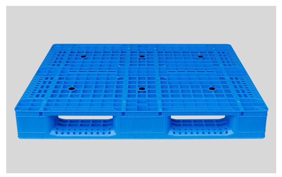 1210網(wǎng)格川字塑料托盤正面