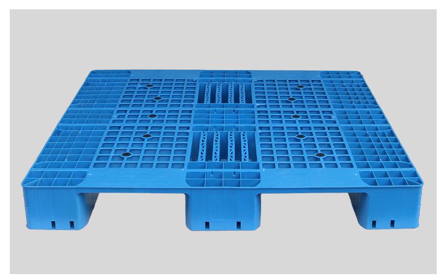 1350網(wǎng)格川字塑料托盤(pán)正面 1350網(wǎng)格川字塑料托盤(pán)正面