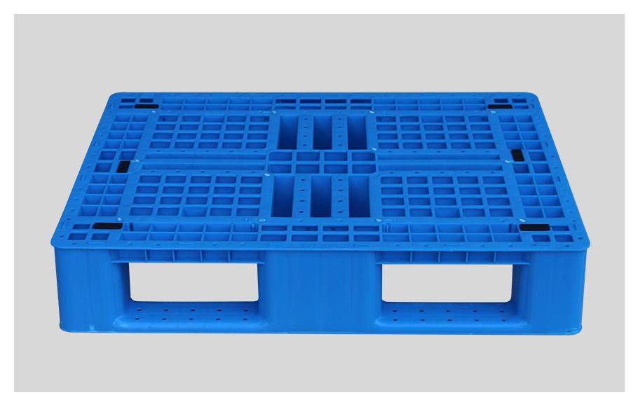 8060網(wǎng)格田字塑料托盤正面 8060網(wǎng)格田字塑料托盤正面