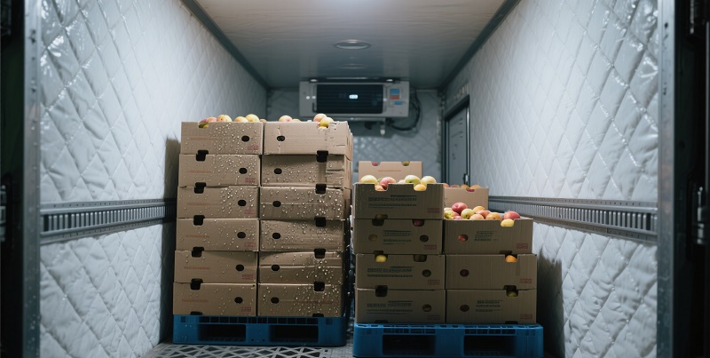 冷鏈應用-網(wǎng)格田字塑料托盤